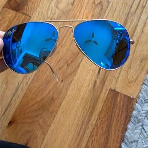 Ray-Ban blue flash aviators